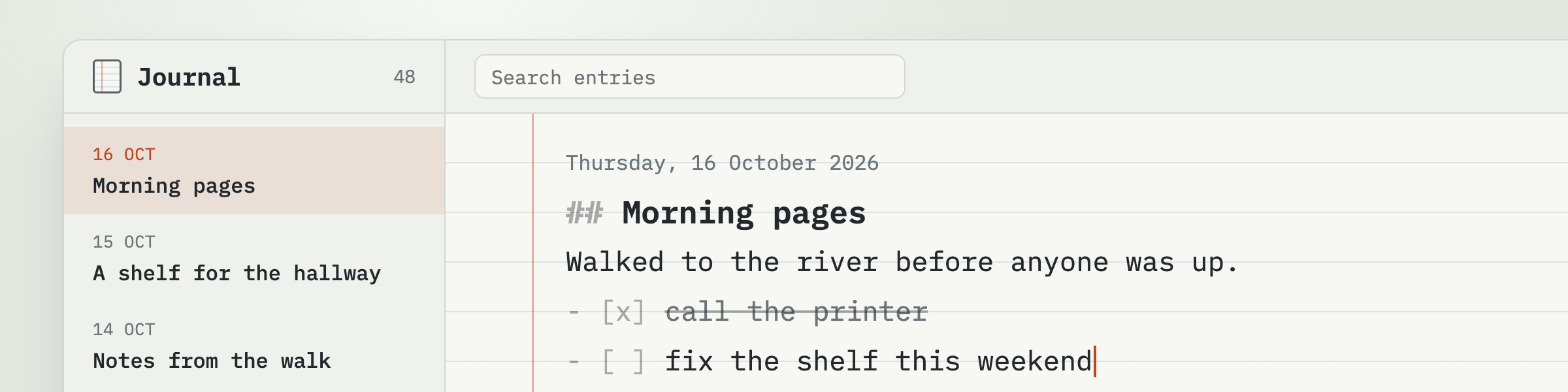Journal